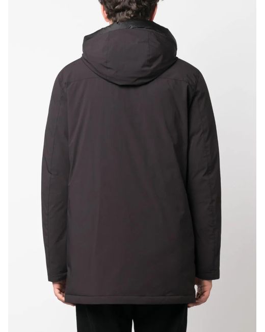 Woolrich Black Mountain Parka Coat for men