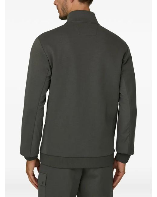 Boggi Green Full-Zip Sweatshirt for men