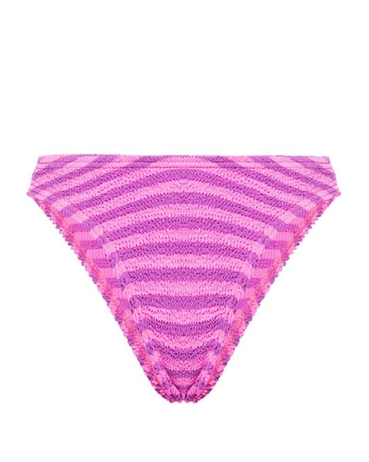 Bondeye Pink Christy Striped Bikini Bottom