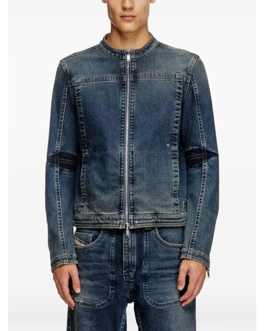DIESEL Blue D-Glory-Re Denim Jacket for men