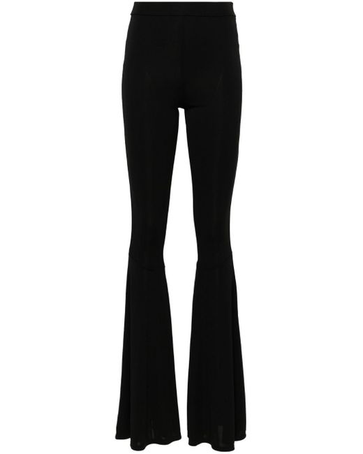 ANDAMANE Black Peggy Flared Trousers