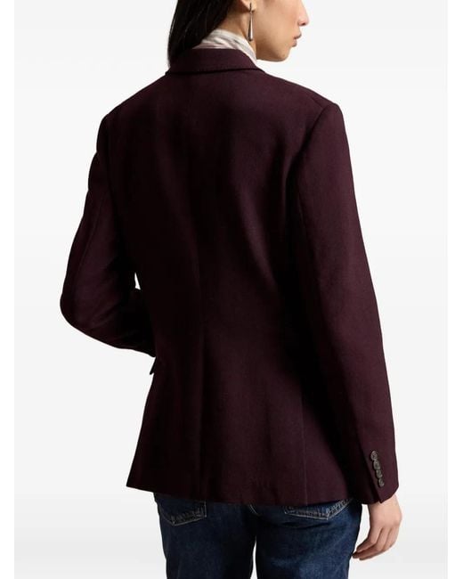 Polo Ralph Lauren Purple Heritage Wool Blazer