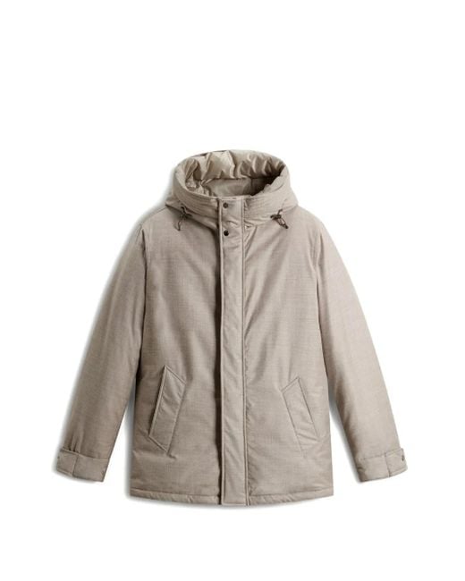 Woolrich Natural Cloud Attic Hooded Parka for men