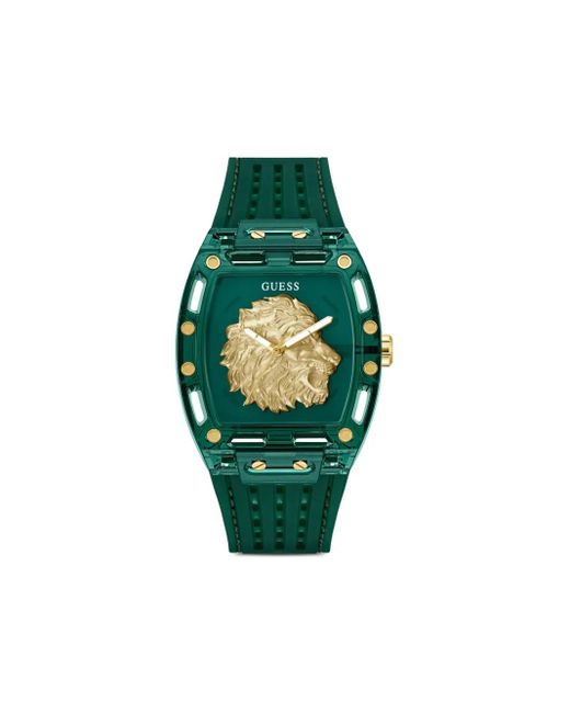 Guess Green Lion Head 42Mm for men