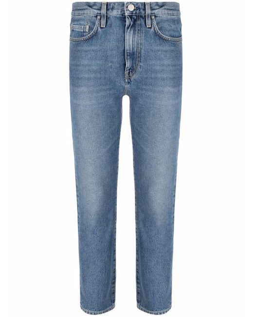 Totême  Blue Regular-fit Vintage-wash Jeans