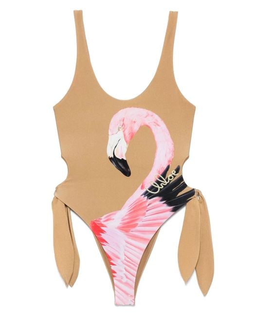 Chloé Pink Flamingo Swimsuit