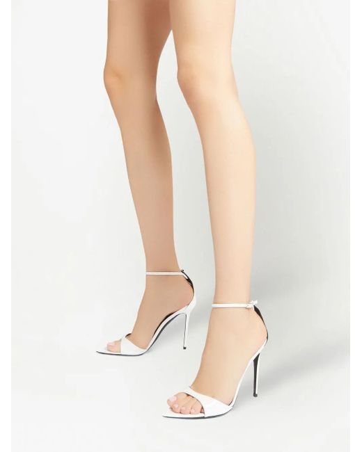 Giuseppe Zanotti レディース ホワイト Intriigo Strap 105mm サンダル