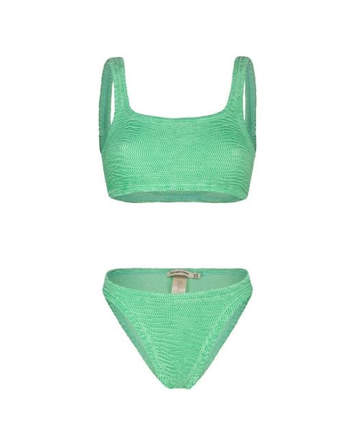 Paramidonna Green Emily Textured Swimsuit
