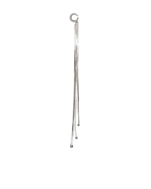 Panconesi White Crystal-Embellished Ear Cuff