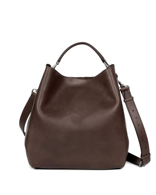 Dries Van Noten Brown Leather Tote Bag for men