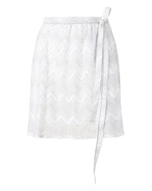 Missoni ジグザグ ビーチカバーアップ White