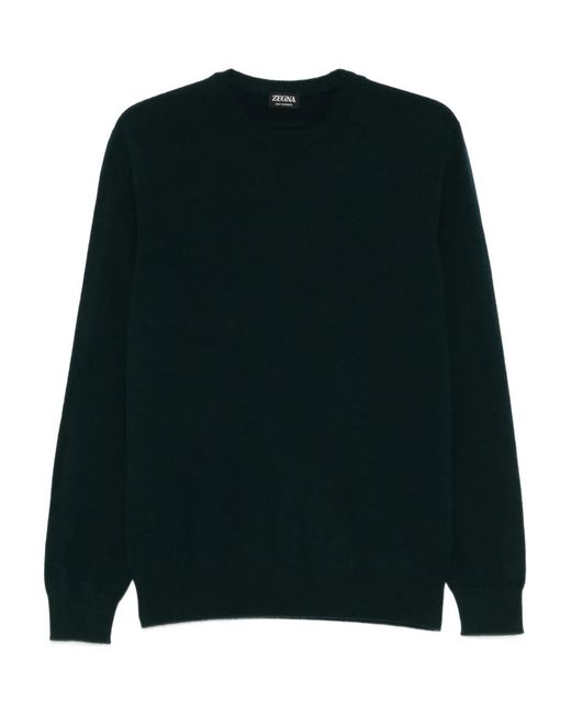 Zegna Green Cashmere Sweater for men