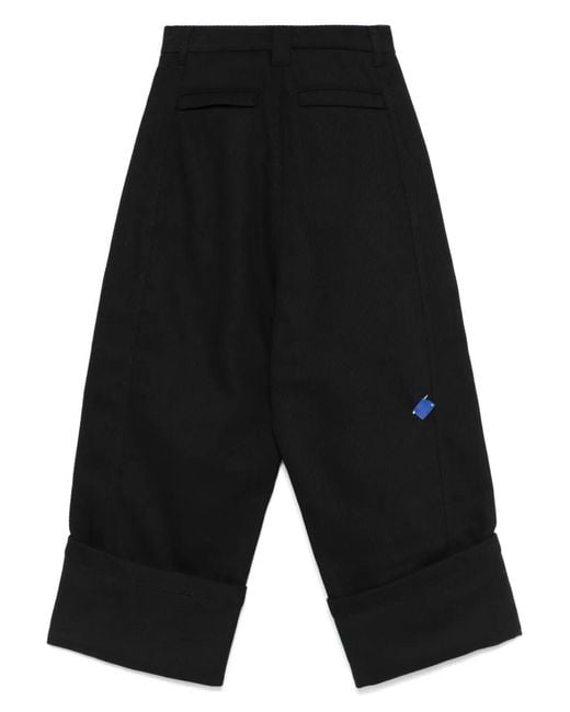 Adererror Black Cropped Trousers