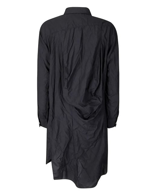 Comme des Garçons Black Button-Down Shirt