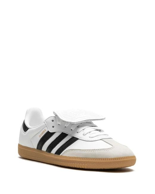 Adidas Originals White And Better Scarlet Samba Og Trainers for men