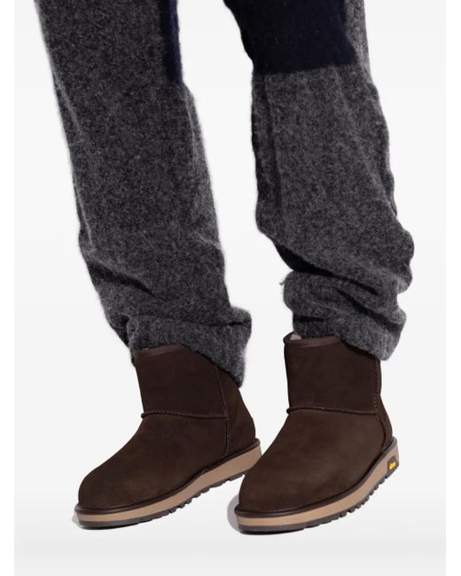 Ugg Black Suede Pull-Tab Boots for men