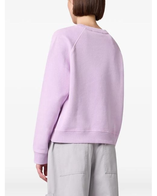 MSGM Pink Pullover Mit Katzen-Print