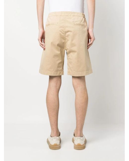 Woolrich Natural Waist-Strap Shorts for men