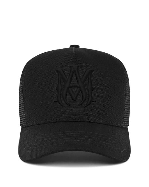 Amiri Black Casquette À Broderies Ma for men
