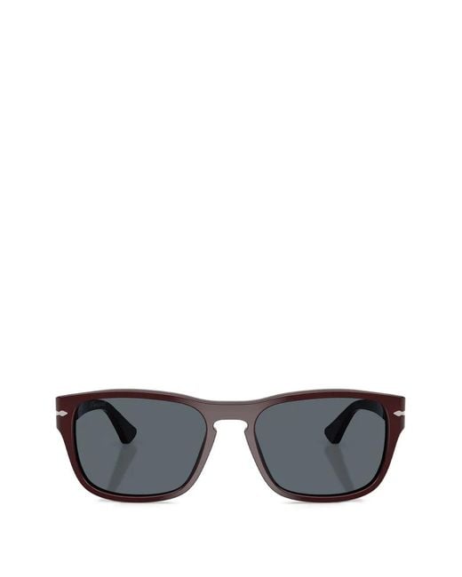 Persol Gray Square-Frame Sunglasses