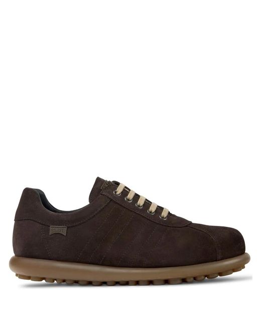 Camper Brown Pelotas Ariel Suede Sneakers for men