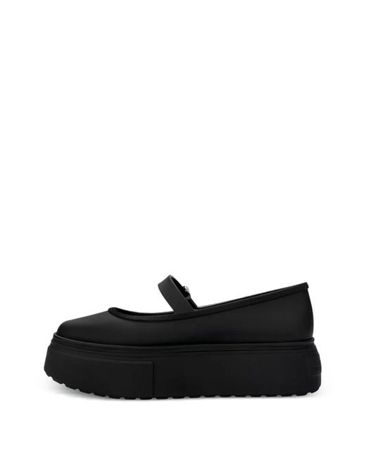 Melissa Black Platform Ballerina Shoes