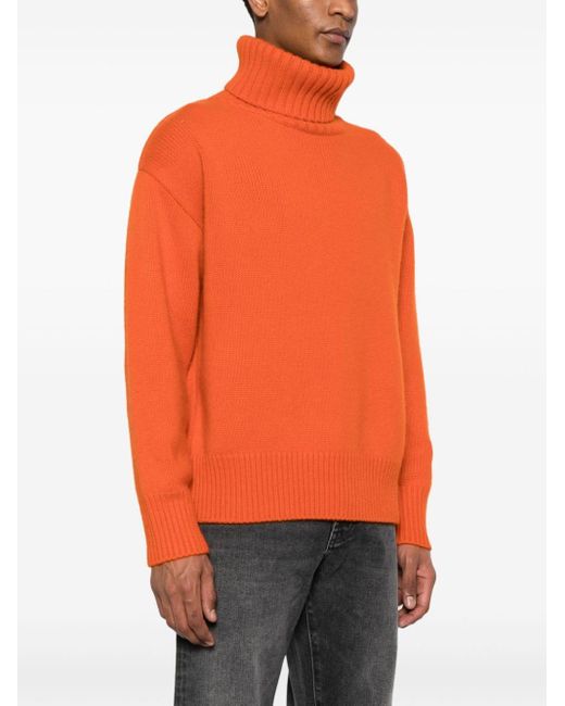 Maglione Oversize Xtra di Extreme Cashmere in Orange