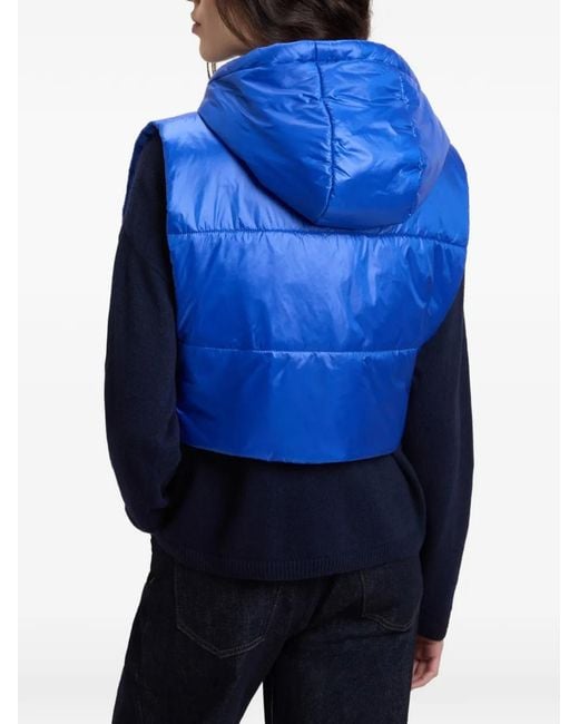 Chaleco Corto Acolchado Woolrich de color Blue