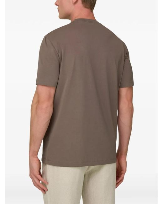 T-Shirt À Col Rond Boggi pour homme en coloris Gray