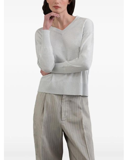 Moorer Gray Varenna-Flx Jumper