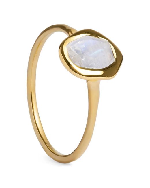 Monica Vinader Metallic Odyssey Moonstone Ring
