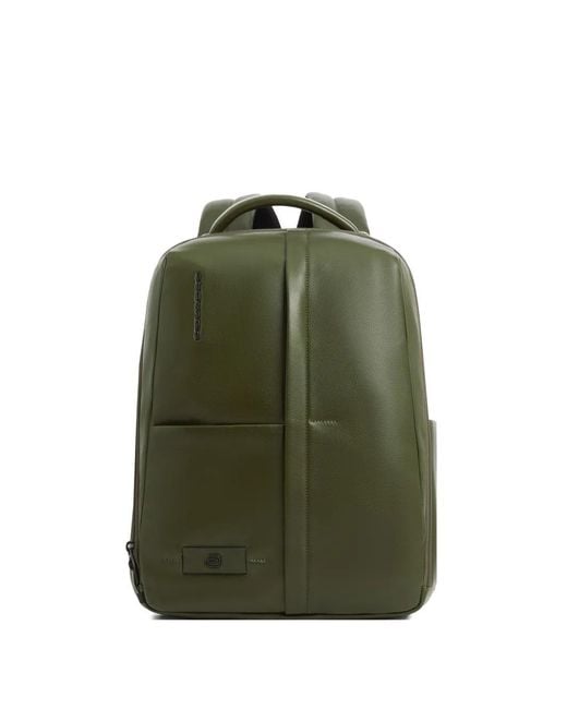 Piquadro Green Sac À Dos En Cuir