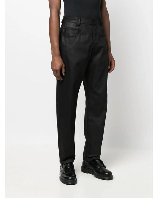 44 Label Group Black Eigengrau Straight-Leg Jeans