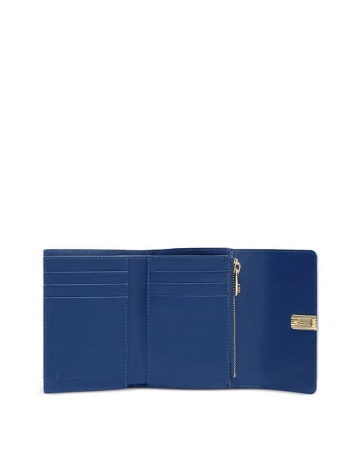 Furla Blue Small Iride Patterned Wallet