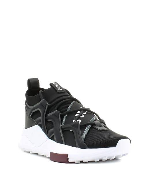 PUMA Black X Les Benjamins Shoku Lace-Up Sneakers