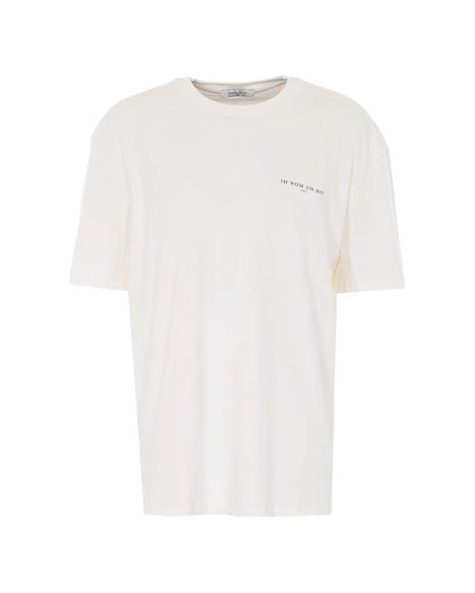 Ih Nom Uh Nit White Back-Print T-Shirt for men