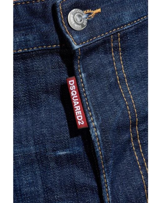 メンズ DSquared² ストレートジーンズ Blue
