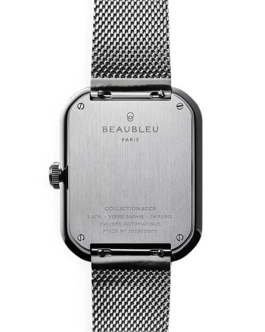 beaubleu Blue Ecce Figura Smalt 30Mm Watch