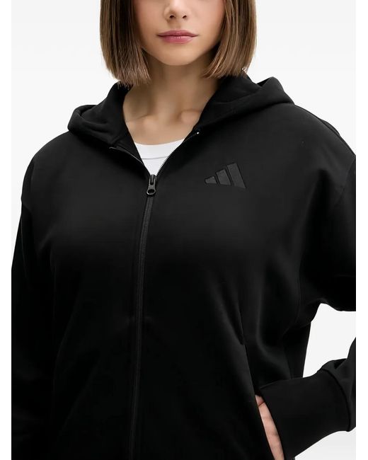 Adidas Black Long-Sleeve Hoodie