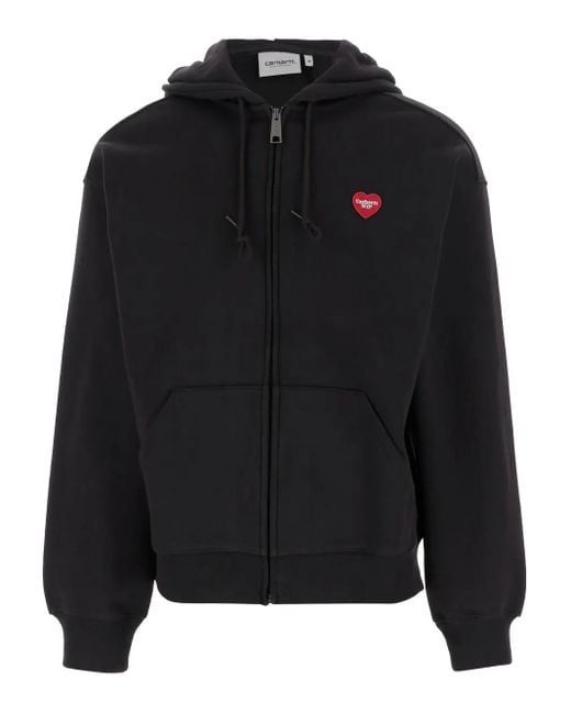 Sudadera con capucha y logo Carhartt de color Black