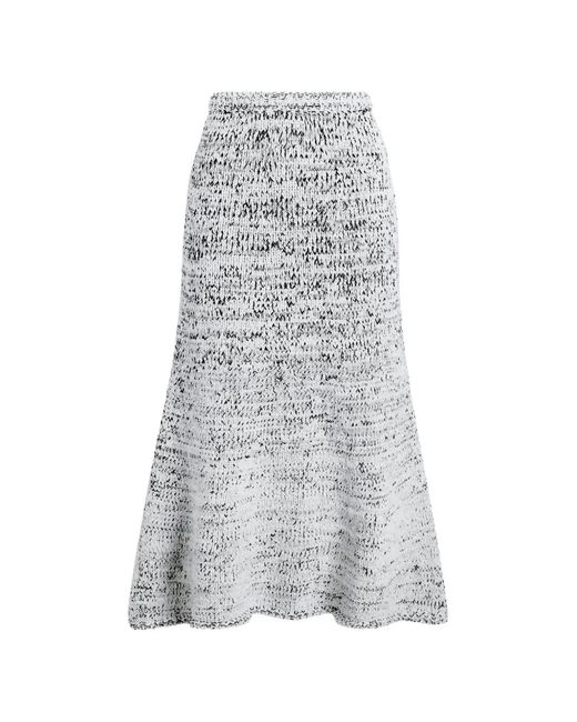 Proenza Schouler White Kerry A-Line Midi Skirt