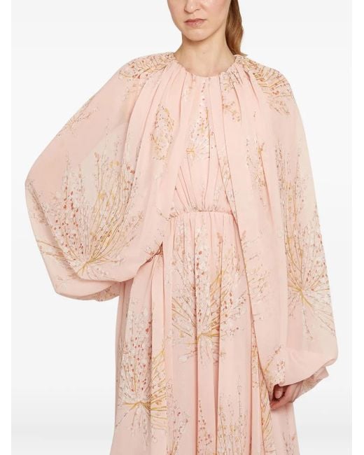 Giambattista Valli フローラル ミニドレス Pink