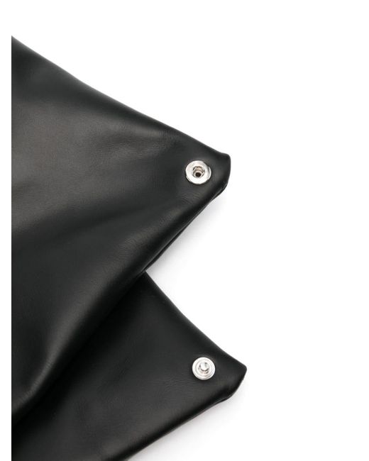MM6 by Maison Martin Margiela Black Medium Japanese Leather Shoulder Bag