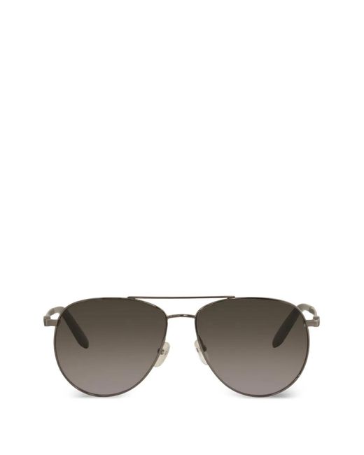 Ferragamo Gray Aviator-Frame Sunglasses for men