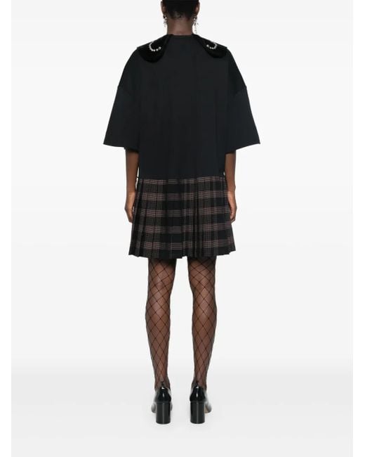 Chopova Lowena Black Saltos Mini Dress