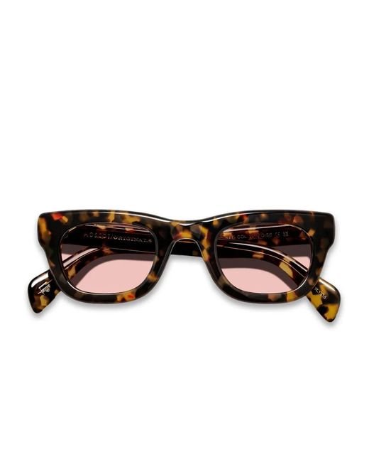 Moscot Brown Spilkes Square-Frame Sunglasses