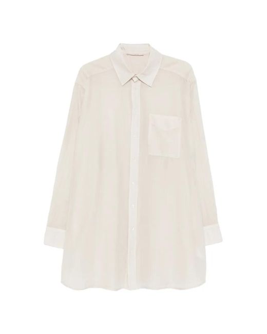 Humanoid White Chest-Pocket Shirt