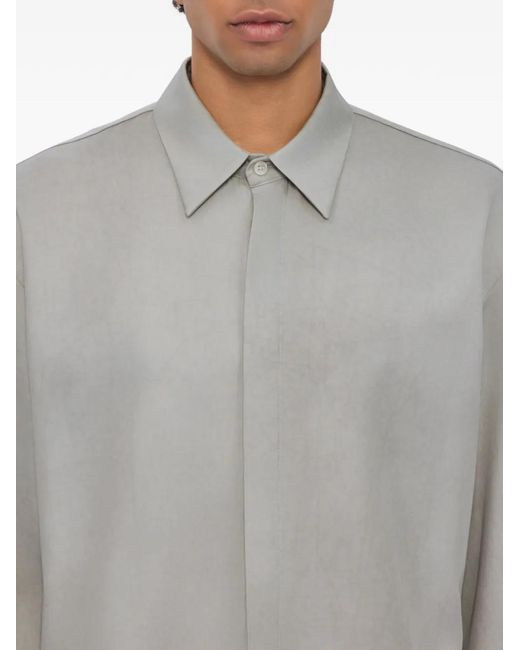 Camisa Con Botones MSGM de hombre de color Gray