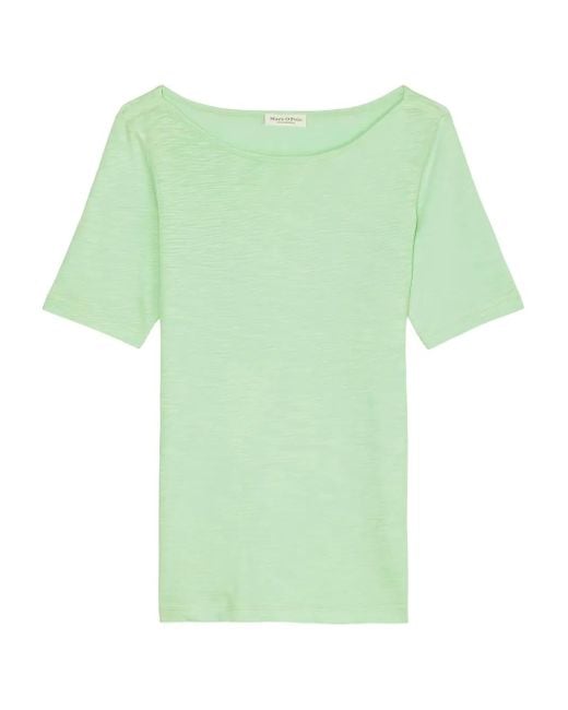 Marc O' Polo Green Boat Neck Short-Sleeve T-Shirt
