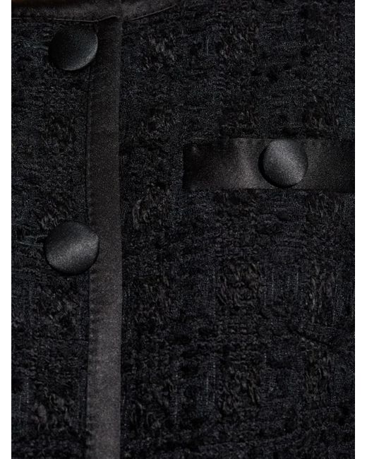 Chaqueta Con Ribete De Botones Dolce & Gabbana de color Black